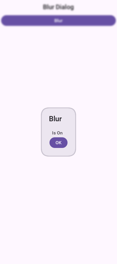 The blur effect is more pronounced when the tint is disabled
